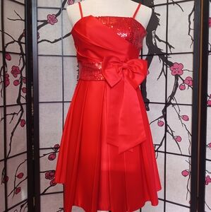 Red dress w/ matching jacket